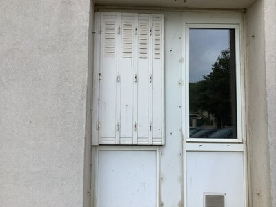 Volet métallique pliant