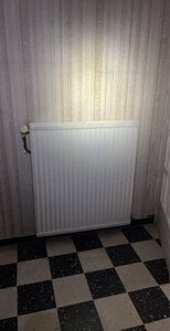 Radiateur à eau en Acier peint en blanc
