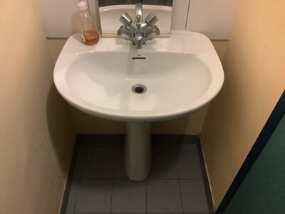 Lavabo sur pied céramique