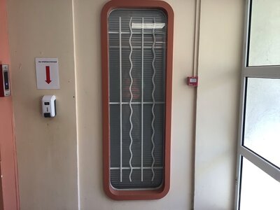 Châssis fixe intérieur bois vitré