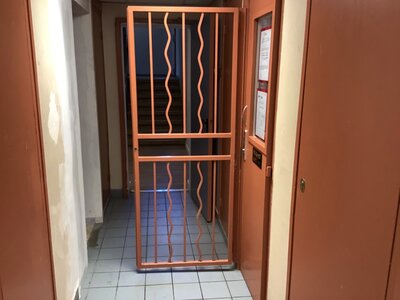 Grille intérieure métallique ouvrante