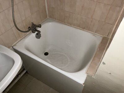Baignoire sabot acier émaillé