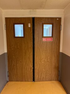 Bloc porte coupe-feu couloir chambres