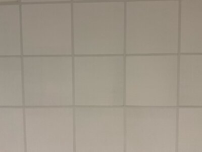 Dalle en fibre minérale blanche