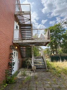 Escalier métallique de secours type 1