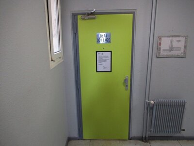 Porte palière intérieure bois