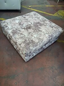 Grand pouf carré motif jungle