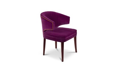 Fauteuil violet Brabbu