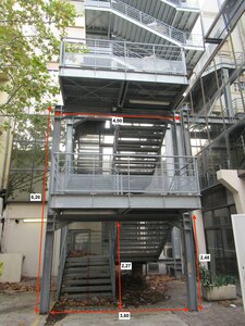 Escalier métallique