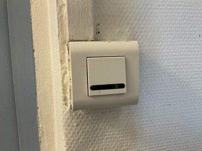 Bloc interrupteur simple lumineux en saillie