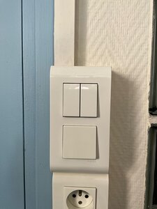 Bloc interrupteurs double en saillie