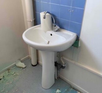 Lavabo sur pied
