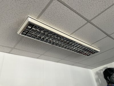 Luminaire double fluos