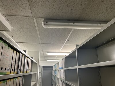 Luminaire fluo double