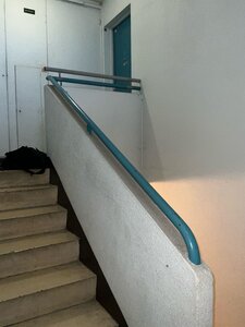 Main courante acier avec retour