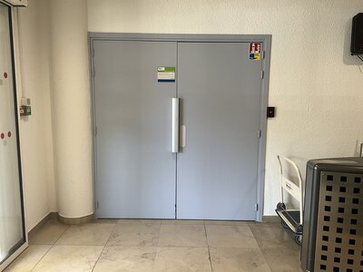 Porte intérieure bois double vantail