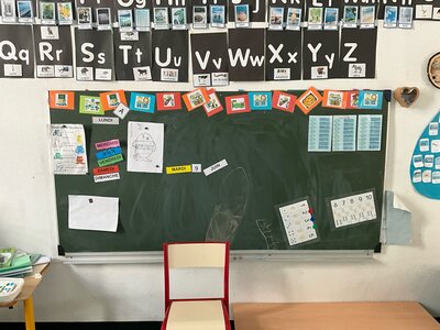 Tableau vert simple