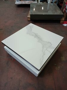 Table basse carré rotative